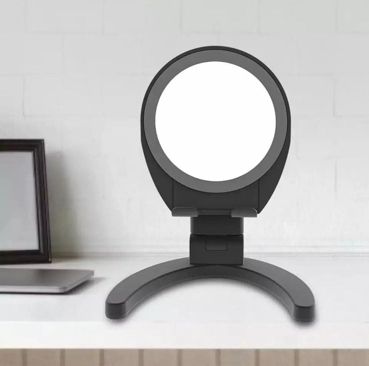 Foldable Desktop Phone Tablet Holder With Mirror, Foldable Support Desk Mobile Phone Holder Stand, Adjustable Desk Phone Holder With Make-up Mirror, Portable Design Mobile Phone Holder Foldable Desktop Phone Tablet Holder With Mirror, Foldable Support Desk Mobile Phone Holder Stand, Adjustable Desk Phone Holder With Make-up Mirror, Portable Design Mobile Phone Holder